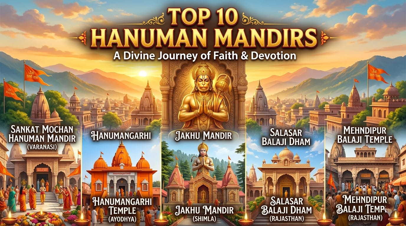 top 10 hanuman mandir in india